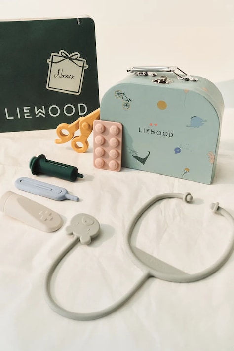 Liewood Sada hračiek detská Leif Doctor Set modrá LW21204