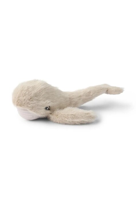 Liewood Plyšová hračka detská Dania Whale Rattle béžová LW21188