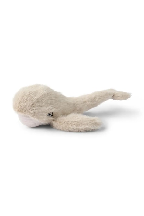 Liewood Plyšová hračka detská Dania Whale Rattle béžová LW21188