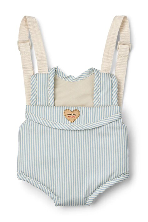 Liewood Nosilka za punčke otroška bombažna Eleanor Doll Carrier modra LW21084