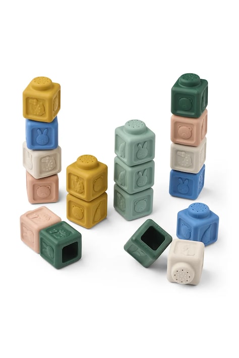 Liewood Sada hračiek detská Veda Multifunctional Building Blocks 18-pack viacfarebná LW21079