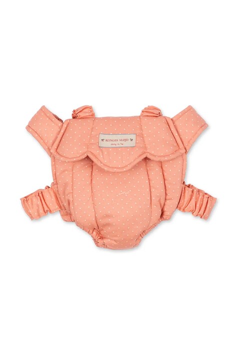 Konges Sløjd Nosidełko dla lalek dziecięce bawełniane DOLL CARRIER pomarańczowe KS105965