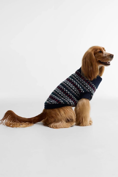 Barbour Pulover za psa Marlow Fairisle DCO0087NY31