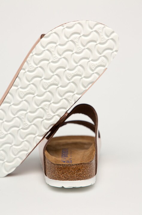 Шкіряні шльопанці Birkenstock Arizona SFB — KA00-KLD00T, рожевий — фото 3