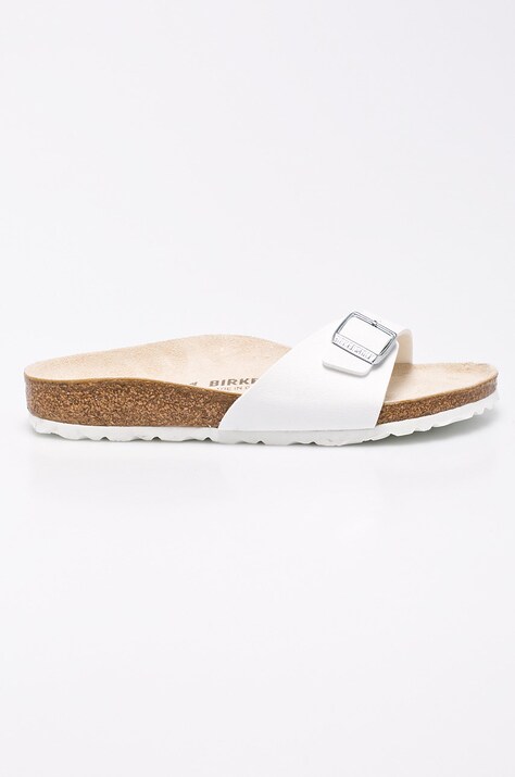 Pantofle Birkenstock Madrid dámské, bílá barva, 40733