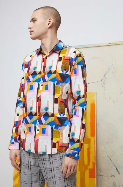 Koszula męska Eviva L'arte kolor multicolor