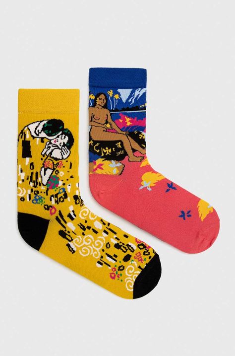 Ponožky dámske bavlnené Eviva L'arte (2-pack) viac farieb