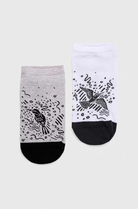 Ponožky dámske biela farba