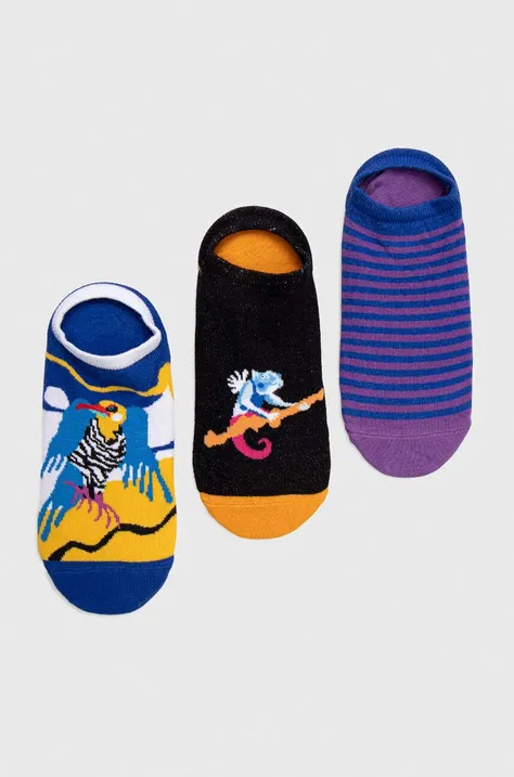 Ponožky pánske bavlnené by Olamaloú čierna farba