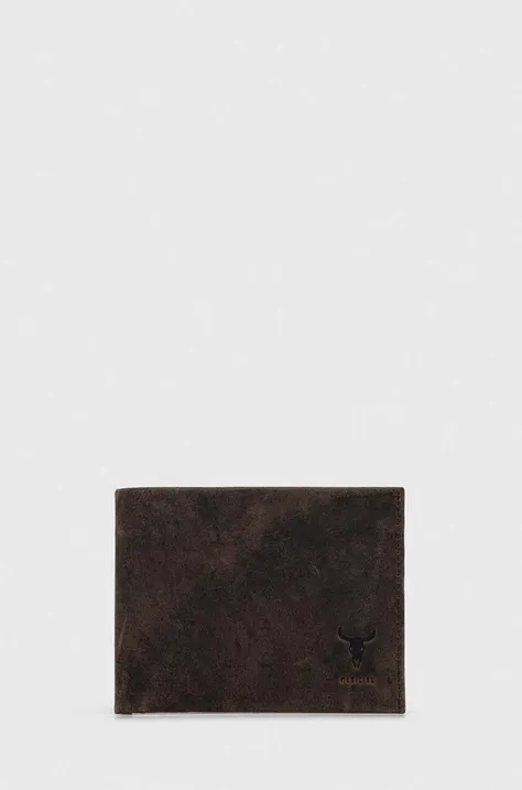 Kožená peňaženka pánsky hnedá farba