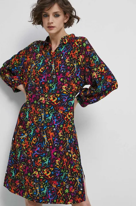 Sukienka damska z kolekcji WOŚP x Medicine kolor multicolor