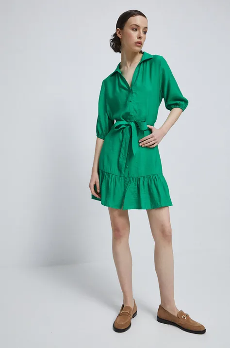 Сукня Medicine колір зелений mini розкльошена
