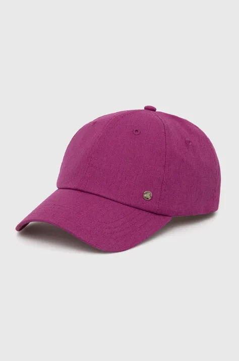 Kapa sa šiltom Medicine za žene, boja: ružičasta, bez uzorka
