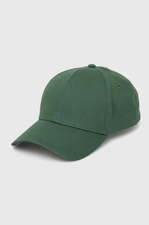 Хлопковая кепка Medicine мужская цвет зелёный однотонная