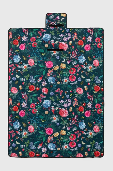 Mata piknikowa z izolacją wzorzysta 130 x 170 cm kolor multicolor