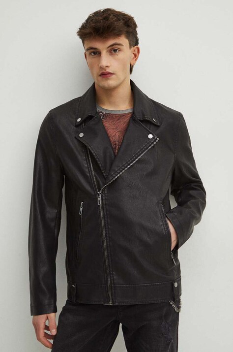 Куртка Medicine чоловіча колір чорний перехідна