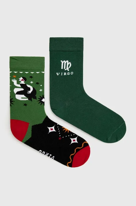 Bavlnené ponožky dámske z kolekcie Zverokruh - Panna (2-pack) viac farieb