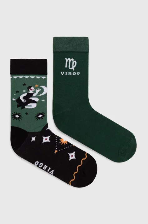 Bavlnené ponožky pánske z kolekcie Zverokruh - Panna (2-pack) viac farieb