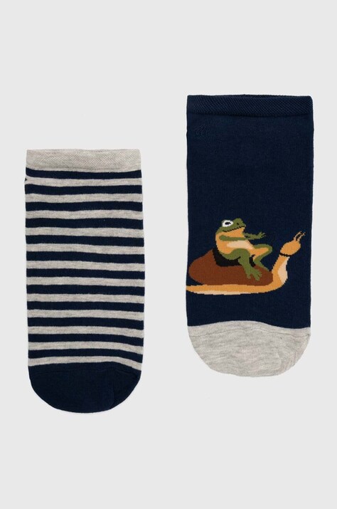 Skarpetki bawełniane męskie wzorzyste (2-pack) kolor multicolor