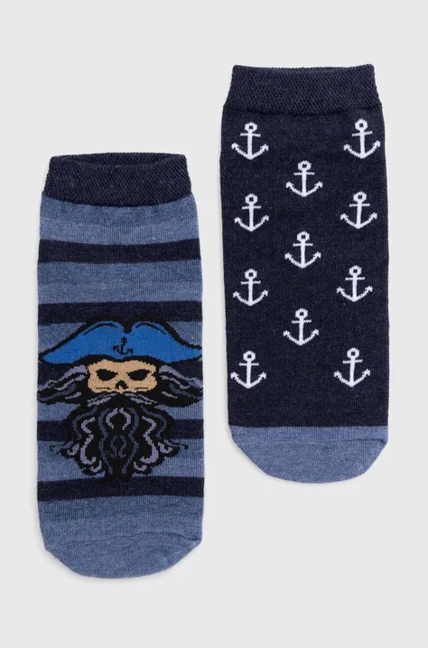Bavlněné ponožky pánské s mořským motivem (2-pack) více barev