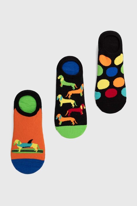 Skarpetki bawełniane męskie z motywem zwierzęcym (3-pack) kolor multicolor