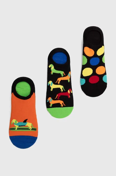 Skarpetki bawełniane męskie z motywem zwierzęcym (3-pack) kolor multicolor