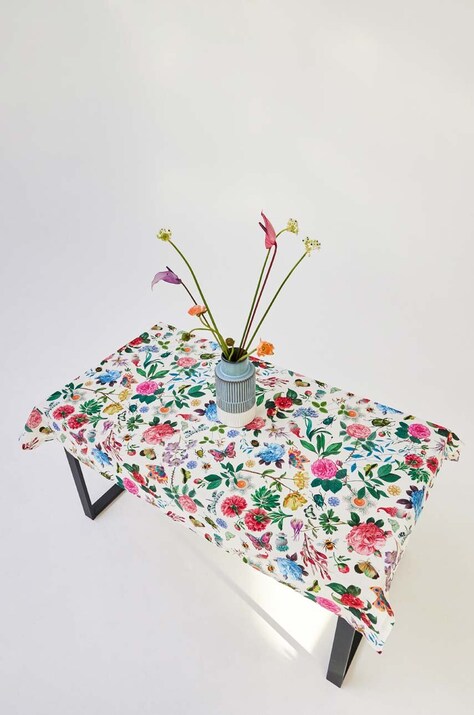 Obrus bawełniany 150 x 250 cm kolor multicolor