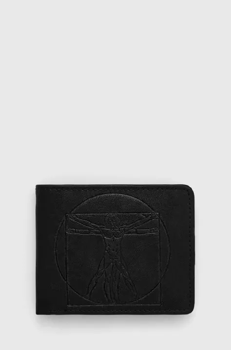 Peňaženka pánska z ekologickej kože z kolekcie Eviva L'arte čierna farba