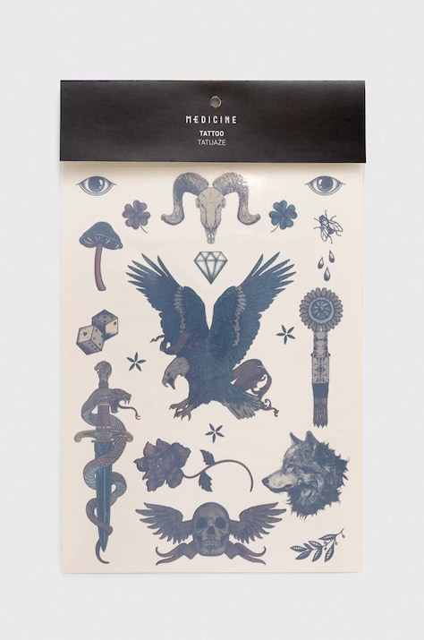 Medicine tatuaje temporare 2-pack