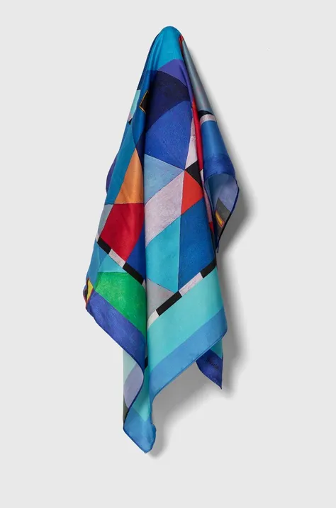 Chusta jedwabna z kolekcji Jerzy Nowosielski x Medicine kolor multicolor