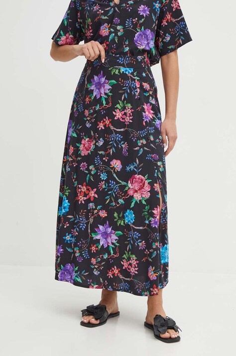 Спідниця Medicine колір чорний maxi розкльошена