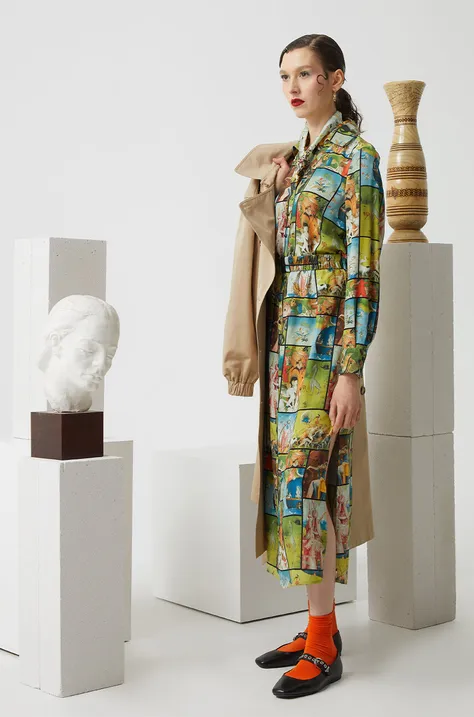 Šaty dámské midi z kolekce Eviva L'arte viac farieb