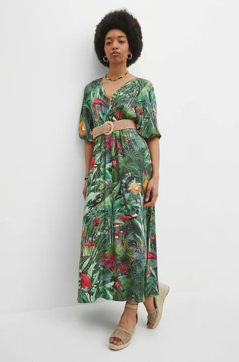 Medicine rochie maxi, evazati