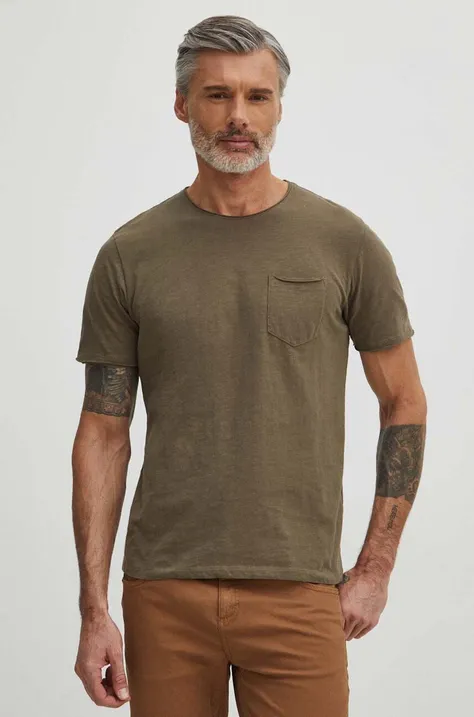 Medicine t-shirt in cotone uomo colore verde