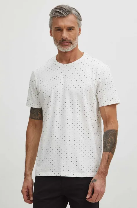 Βαμβακερό μπλουζάκι Medicine ανδρικό, χρώμα: μπεζ