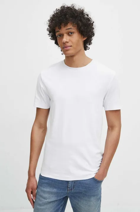 Majica kratkih rukava Medicine za muškarce, boja: bijela, bez uzorka