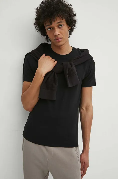 Majica kratkih rukava Medicine za muškarce, boja: crna, bez uzorka
