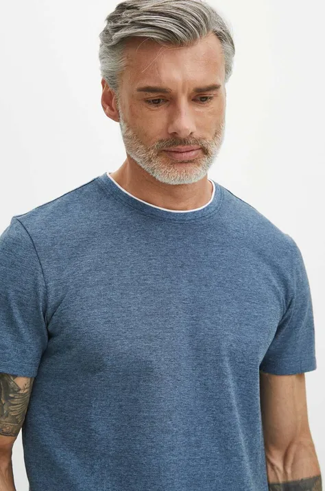 Medicine t-shirt in cotone uomo colore blu