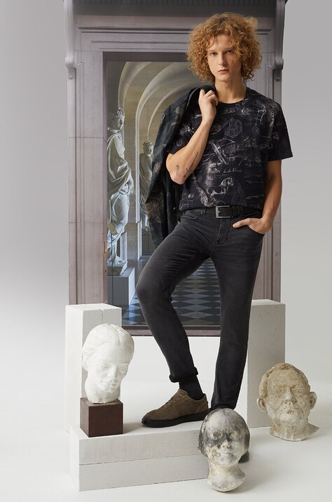 Medicine t-shirt in cotone uomo colore nero