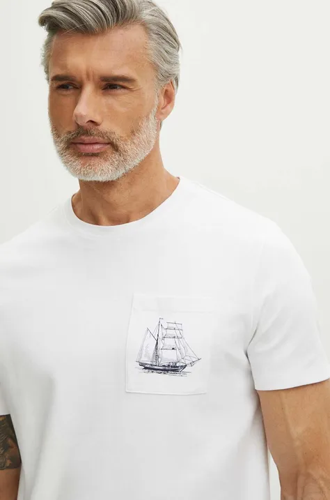 Pamučna majica Medicine za muškarce, boja: bijela, s tiskom