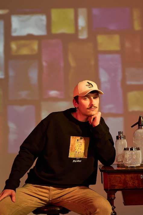 Mikina Medicine pánská, černá barva, s potiskem