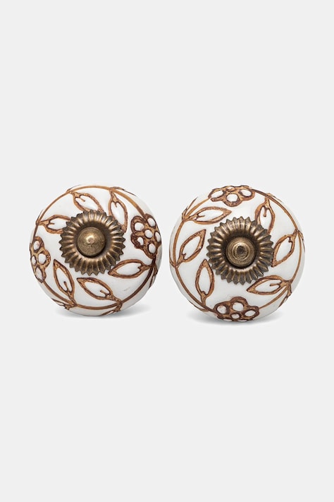 Nábytková rukoväť porcelánový (2-pack) béžová farba