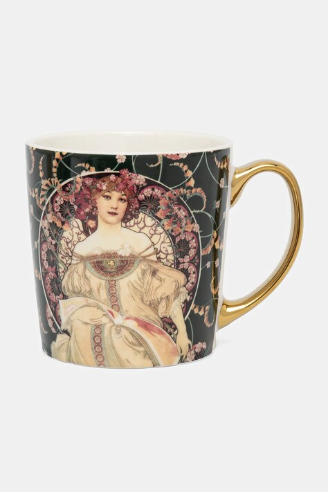 Kubek ceramiczny z kolekcji Eviva L'arte 460 ml kolor multicolor