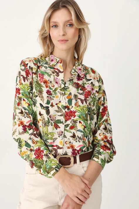 Medicine ing női, galléros, bézs, relaxed