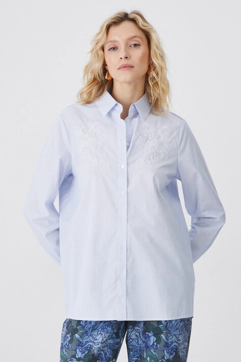 Хлопковая рубашка Medicine женская regular классический воротник