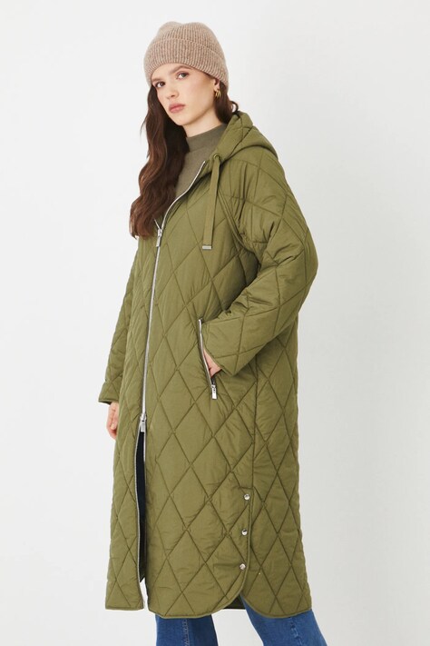 Medicine cappotto donna colore verde