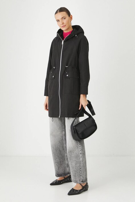 Парка Medicine женская цвет чёрный переходной oversize