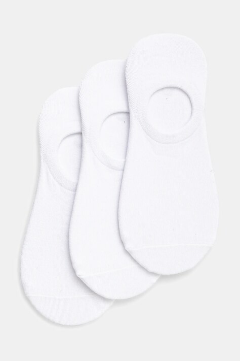 Skarpetki damskie gładkie z modalem (3-pack) kolor biały