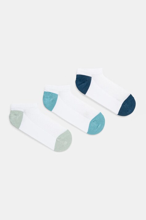 Skarpetki bawełniane męskie (3-pack) kolor biały