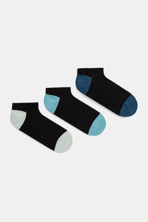 Skarpetki bawełniane męskie (3-pack) kolor czarny